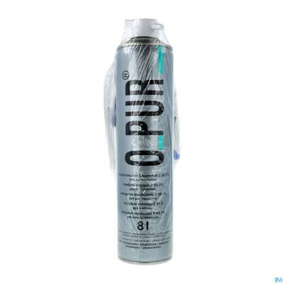 Sie sehen eine Packung Sauerstoff Spray O Pur +maske +schlauch 8l, Produktbild: 02 Sauerstoff Spray O Pur +maske +schlauch 8l, A-Nr.: 3194312 - 02