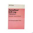 Sie sehen eine Packung Zymafluor Tabl 0,25mg 300st, Produktbild: 02 Zymafluor Tabl 0,25mg 300st, A-Nr.: 0063650 - 02