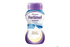 Fortimel/compact/2.4 125ml Vitalflasche Banane 24st, A-Nr.: 4293950 - 01