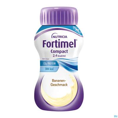 Fortimel/compact/2.4 125ml Vitalflasche Banane 24st, A-Nr.: 4293950 - 01