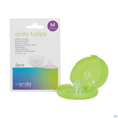 Sie sehen eine Packung Brusthuetchen Ardo Tulips Gr Medium 2st, Produktbild: 01 Brusthuetchen Ardo Tulips Gr Medium 2st, A-Nr.: 3272644 - 01