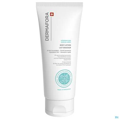 Sie sehen eine Packung Dermafora Koerperpflege Body Lotion 200ml, Produktbild: 02 Dermafora Koerperpflege Body Lotion 200ml, A-Nr.: 5561335 - 02