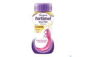 Fortimel/jucy Plus Fluessig 200ml Himbeere Frische Note 4st, A-Nr.: 5808563 - 01