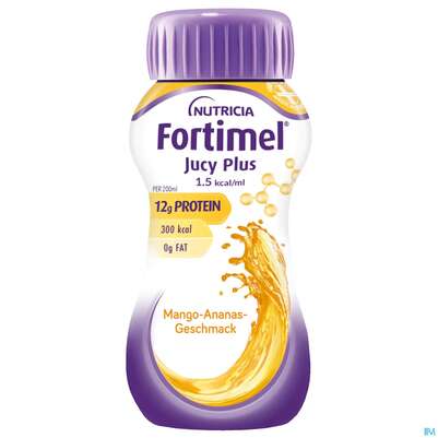 Fortimel/jucy Plus Fluessig 200ml Mango Ananas 4st, A-Nr.: 5808540 - 02