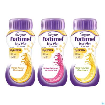 Fortimel/jucy Plus Fluessig 200ml Sortiert 24st, A-Nr.: 5808586 - 01