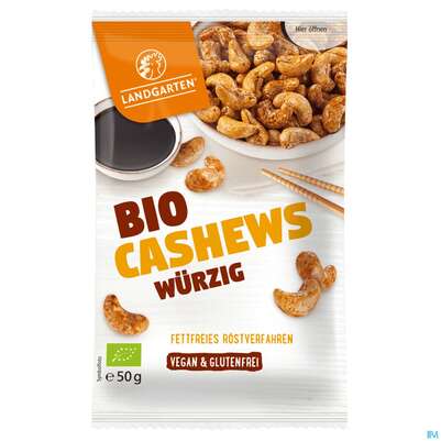 Landgarten Bio Vegan Tamari Wuerzig Cashew 50g, A-Nr.: 4572093 - 02