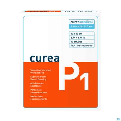 Wundauflagen Curea P1 5,5x 7,5cm P1-055075-10 10st, A-Nr.: 5178926 - 01
