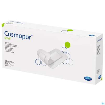 Wundverband Cosmopor Steril Selbstklebend 10x 25cm 1st, A-Nr.: 3012860 - 02