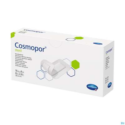 Wundverband Cosmopor Steril Selbstklebend 6x 15cm 1st, A-Nr.: 3012825 - 01