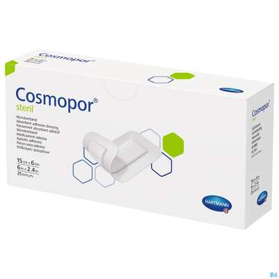 Wundverband Cosmopor Steril Selbstklebend 6x 15cm 1st, A-Nr.: 3012825 - 02