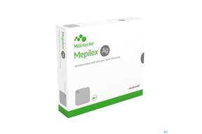 Wundverband Mepilex Silikon Ag 15x 15cm 5st, A-Nr.: 3627277 - 01