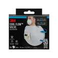 3M™ Maske für Hand- und Maschinenschleifen, FFP2, mit Ventil, 3 pro Packung, A-Nr.: 5646876 - 02