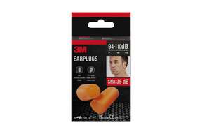 3M™ Gehörschutzstöpsel 1100, Weichschaum, SNR-Wert 35 dB, Orange, 4 Paar, A-Nr.: 5920194 - 01