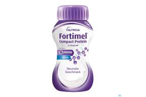 Fortimel/compact/protein 125ml/trinknahrung Neutral 4st, A-Nr.: 5282517 - 01