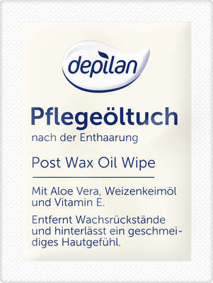 Sie sehen eine Packung Depilan Kaltwachsstreifen Body 20Stk, Produktbild: 03 Depilan Kaltwachsstreifen Body 20Stk, A-Nr.: 4094110 - 03