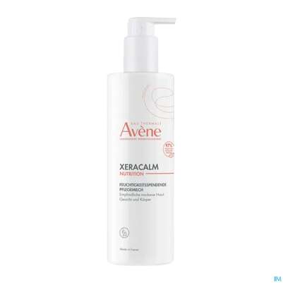 Sie sehen eine Packung Avene Duo Xeracalm Nutrition Milch 400ml, Produktbild: 01 Avene Duo Xeracalm Nutrition Milch 400ml, A-Nr.: 5843878 - 01