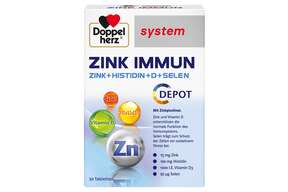 Doppelherz system ZINK IMMUN DEPOT + Histidin + D + Selen, A-Nr.: 5677919 - 01
