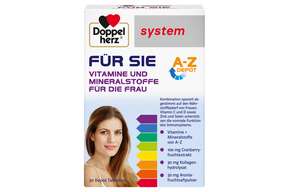 Doppelherz system FÜR SIE Vitamine und Mineralstoffe für die Frau, A-Nr.: 5678876 - 01