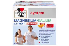 Doppelherz system MAGNESIUM + KALIUM CITRAT SPORT, A-Nr.: 5762507 - 01
