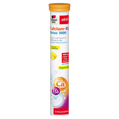 Doppelherz Calcium + D3 Osteo 1000 Brausetabletten, A-Nr.: 5678356 - 01