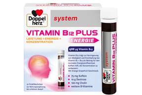 Doppelherz system VITAMIN B12 PLUS - LEISTUNG + ENERGIE + KONZENTRATION, A-Nr.: 3998890 - 01