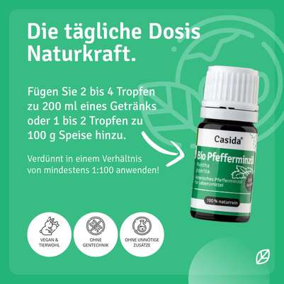 Bio Pfefferminzöl – Zum Verzehr, A-Nr.: 5898916 - 03