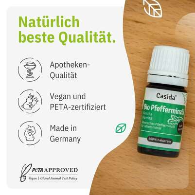 Bio Pfefferminzöl – Zum Verzehr, A-Nr.: 5898916 - 07