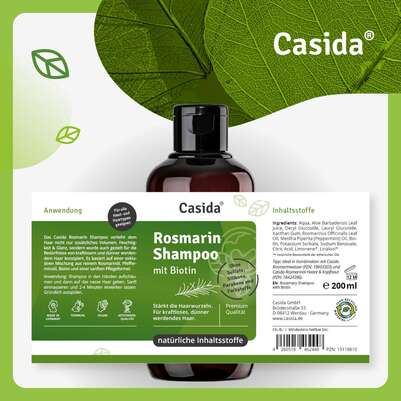 Rosmarin Shampoo mit Biotin, A-Nr.: 5829743 - 07