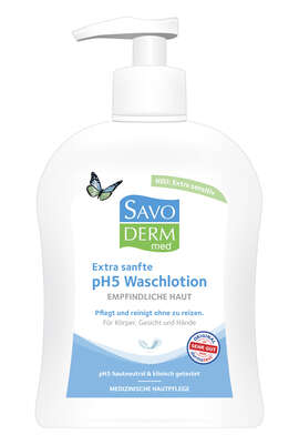 Savoderm med Extra Sanfte pH5 Waschlotion mit Pumpe 250ml, A-Nr.: 4144291 - 01