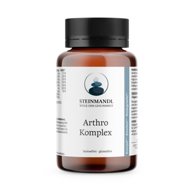 Sie sehen eine Packung STEINMANDL ARTHRO KOMPLEX 60ST, Produktbild: 01 STEINMANDL ARTHRO KOMPLEX 60ST, A-Nr.: 5961655 - 01