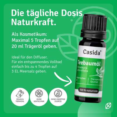 Sie sehen eine Packung Teebaumöl, Produktbild: 03 Teebaumöl, A-Nr.: 5955560 - 03