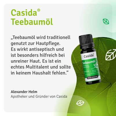 Sie sehen eine Packung Teebaumöl, Produktbild: 06 Teebaumöl, A-Nr.: 5955560 - 06