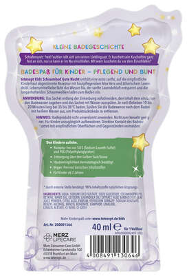 tetesept Kids Schaumbad Fred Faultier Gute Nacht 40ml, A-Nr.: 5664940 - 02