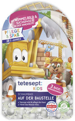 TETESEPT Kids Schaumbad Wimmel-Baustelle 3x40ML, A-Nr.: 5967480 - 01