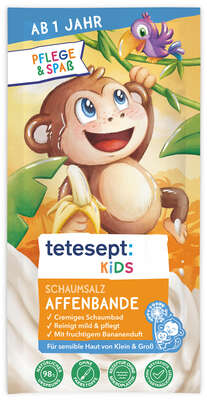tetesept Kids Schaumsalz Affenbande 25g, A-Nr.: 5830427 - 01