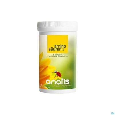 Sie sehen eine Packung Aminosaeuren I Kapseln Anatis 8 Essentielle +l-glutamin 180st, Produktbild: 01 Aminosaeuren I Kapseln Anatis 8 Essentielle +l-glutamin 180st, A-Nr.: 4314356 - 01