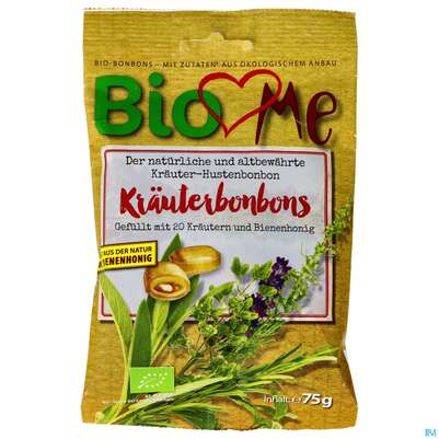Bio Love Me Bonbons Kraeuter 75g, A-Nr.: 4139350 - 01