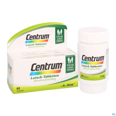 Centrum Lutschtabl Frisch +fruchtig 60st, A-Nr.: 4084198 - 07