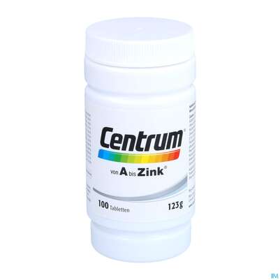 Centrum Tabl A-zink 100st, A-Nr.: 4555456 - 08