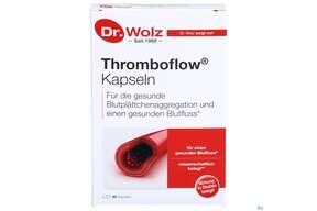 Dr.wolz Thromboflow Kapseln 60653 20st, A-Nr.: 4164810 - 01