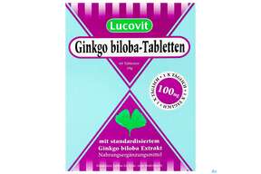 Ginkgo Biloba Lucovit Tabl 100mg 60st, A-Nr.: 2387925 - 01