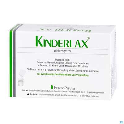 Kinderlax Elektrolytfrei Beutel 30st, A-Nr.: 4769252 - 02