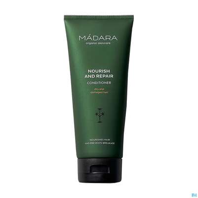 Sie sehen eine Packung Madara Nourish+repair Conditioner 200ml, Produktbild: 01 Madara Nourish+repair Conditioner 200ml, A-Nr.: 4566980 - 01