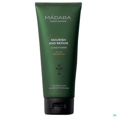 Sie sehen eine Packung Madara Nourish+repair Conditioner 200ml, Produktbild: 02 Madara Nourish+repair Conditioner 200ml, A-Nr.: 4566980 - 02