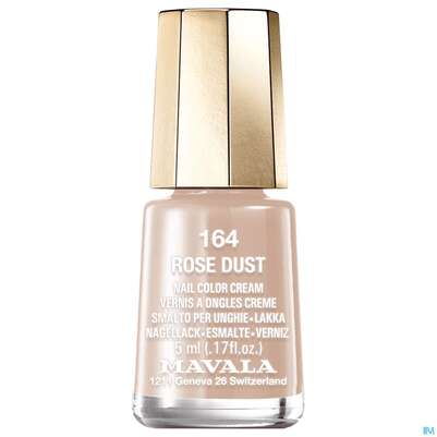 Sie sehen eine Packung Mavala Nagellacke 164 Rose Dust 5ml, Produktbild: 02 Mavala Nagellacke 164 Rose Dust 5ml, A-Nr.: 3833723 - 02