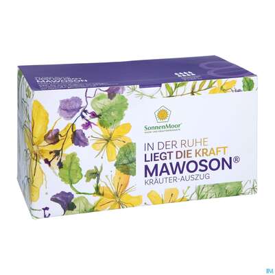 Sie sehen eine Packung Mawoson -sonnenmoor Kraeuterauszug Magen-nerven 8x100 800ml, Produktbild: 03 Mawoson -sonnenmoor Kraeuterauszug Magen-nerven 8x100 800ml, A-Nr.: 3633616 - 03