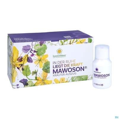 Sie sehen eine Packung Mawoson -sonnenmoor Kraeuterauszug Magen-nerven 8x100 800ml, Produktbild: 05 Mawoson -sonnenmoor Kraeuterauszug Magen-nerven 8x100 800ml, A-Nr.: 3633616 - 05