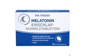 Melatonin Einschlaf-schmelztabl Dr.theiss 30st, A-Nr.: 5451173 - 01