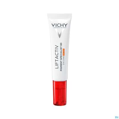 Sie sehen eine Packung Vichy Liftactiv B3 Anti-pigment Augenpflege 15ml, Produktbild: 03 Vichy Liftactiv B3 Anti-pigment Augenpflege 15ml, A-Nr.: 5917973 - 03