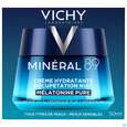 Sie sehen eine Packung Vichy Mineral 89 Nachtcreme 50ml, Produktbild: 01 Vichy Mineral 89 Nachtcreme 50ml, A-Nr.: 5911114 - 01